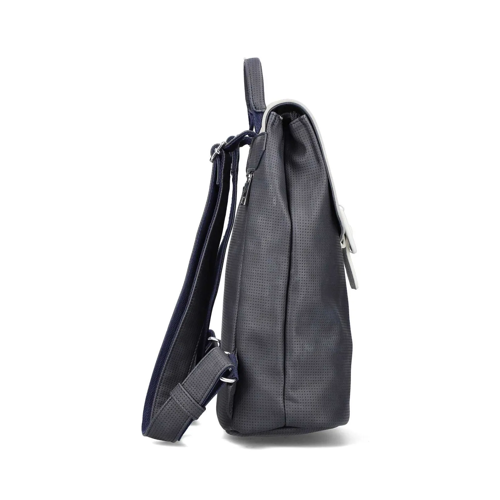 Outlet | Backpack Navy Blue-Pure White Bags