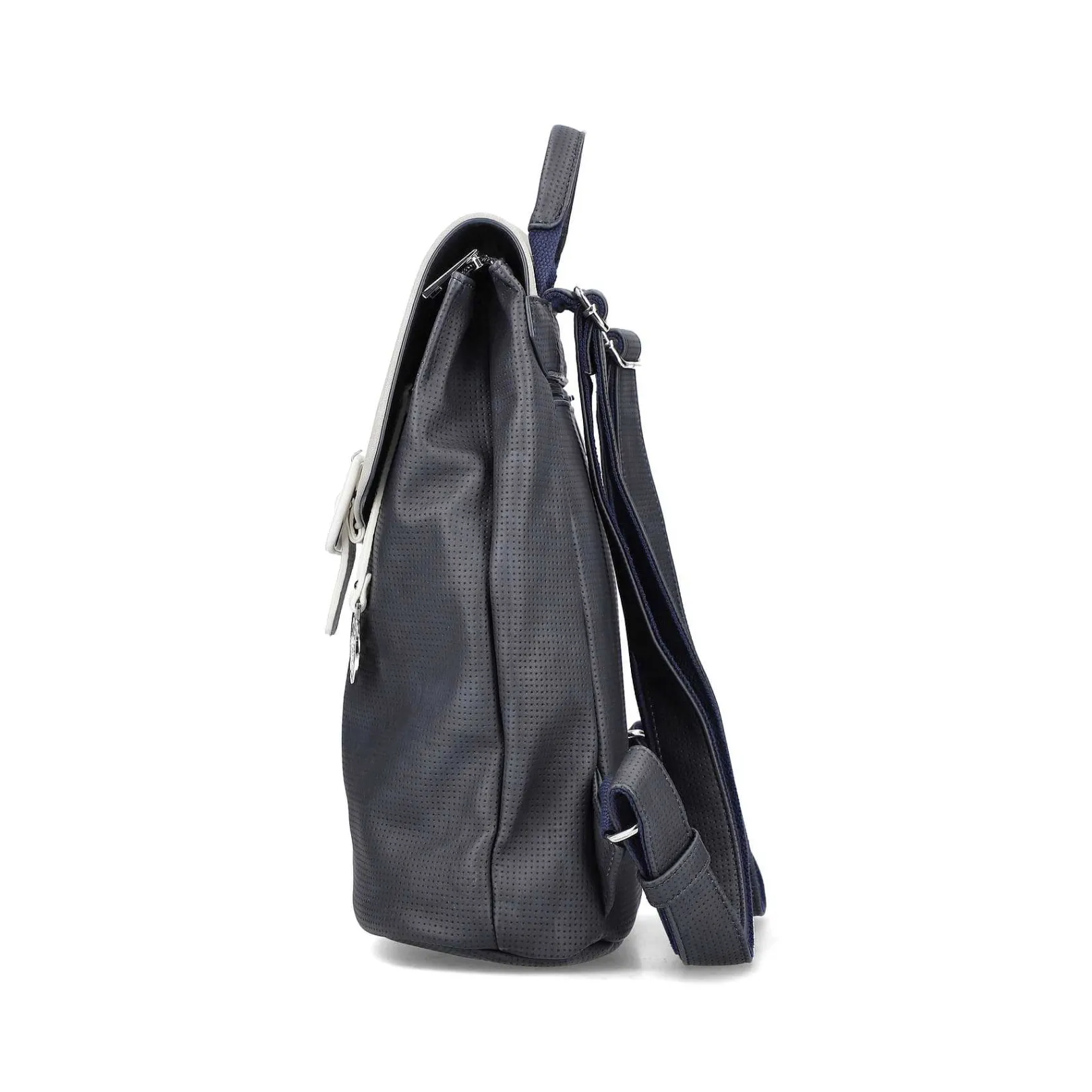 Outlet | Backpack Navy Blue-Pure White Bags