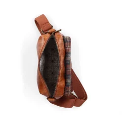 Outlet | Caramel Brown Check Handbag Bags