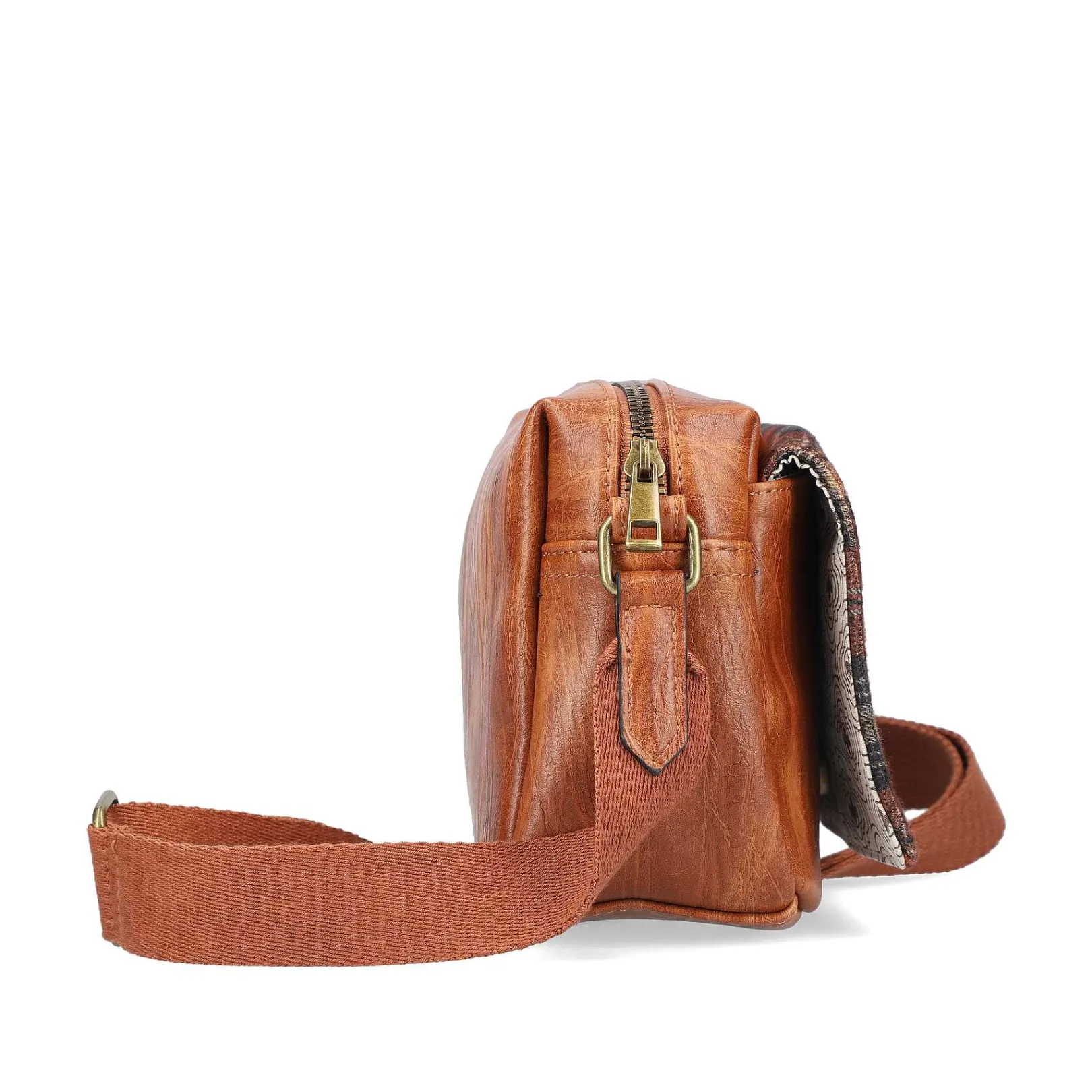 Outlet | Caramel Brown Check Handbag Bags