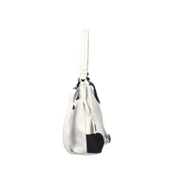 Discount | Handbag Cream Beige Metallic Bags