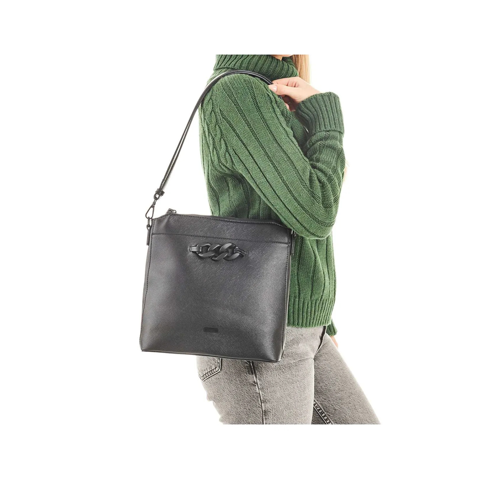 Clearance | Handbag Jet Black Bags