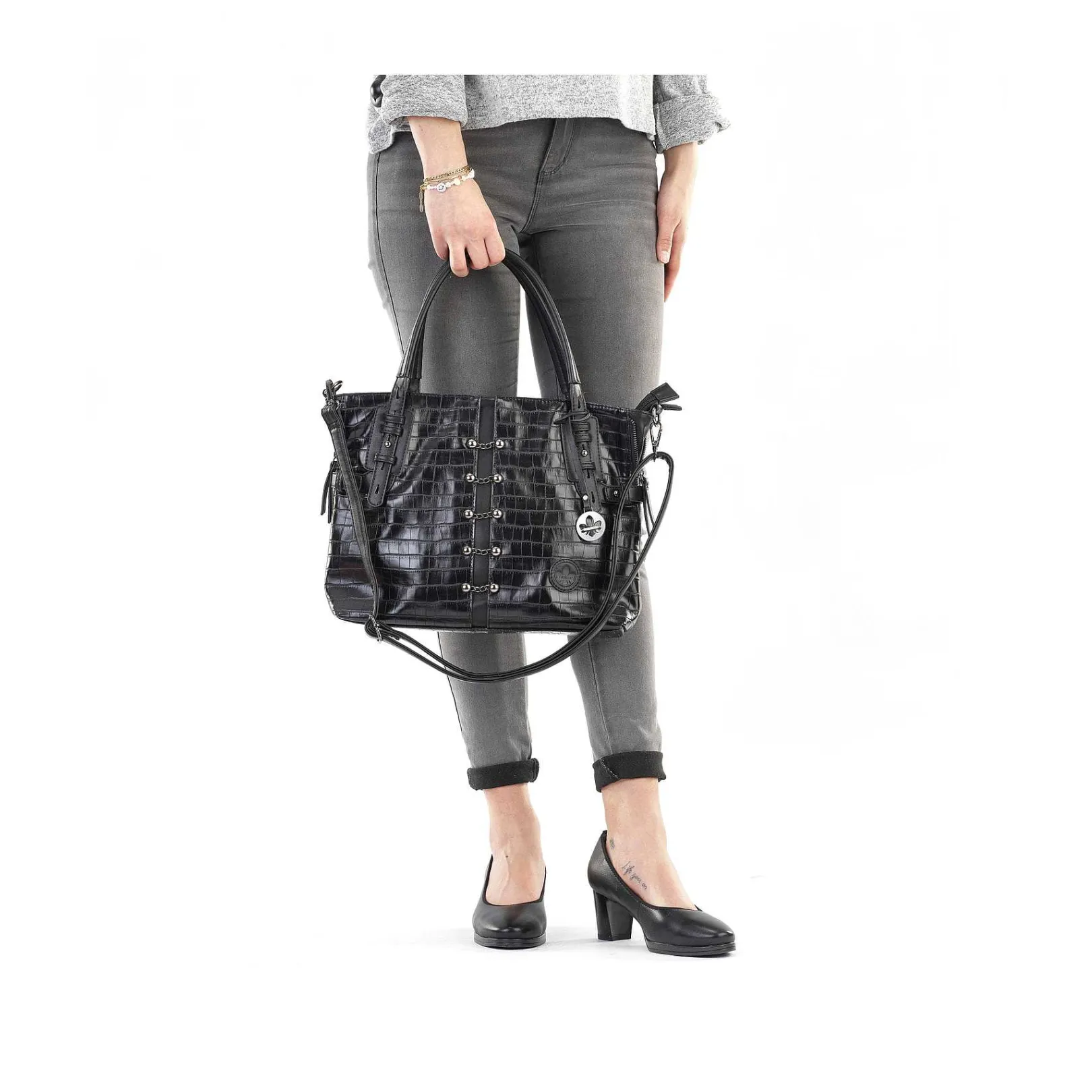 Online | Handbag Jet Black Bags