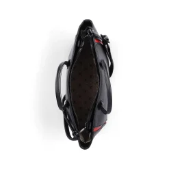 | Shopper Jet Black-Fire Red Bags