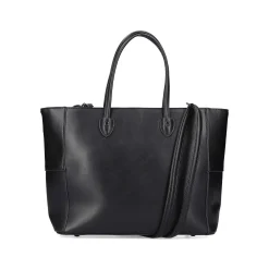 | Shopper Jet Black-Fire Red Bags