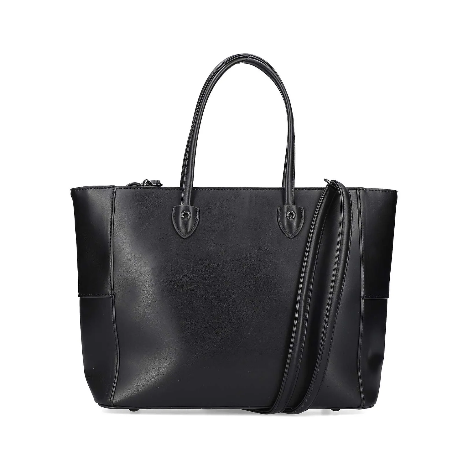 | Shopper Jet Black-Fire Red Bags