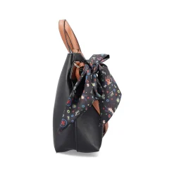 Hot | Shopper Jet Black-Nougat Brown Bags