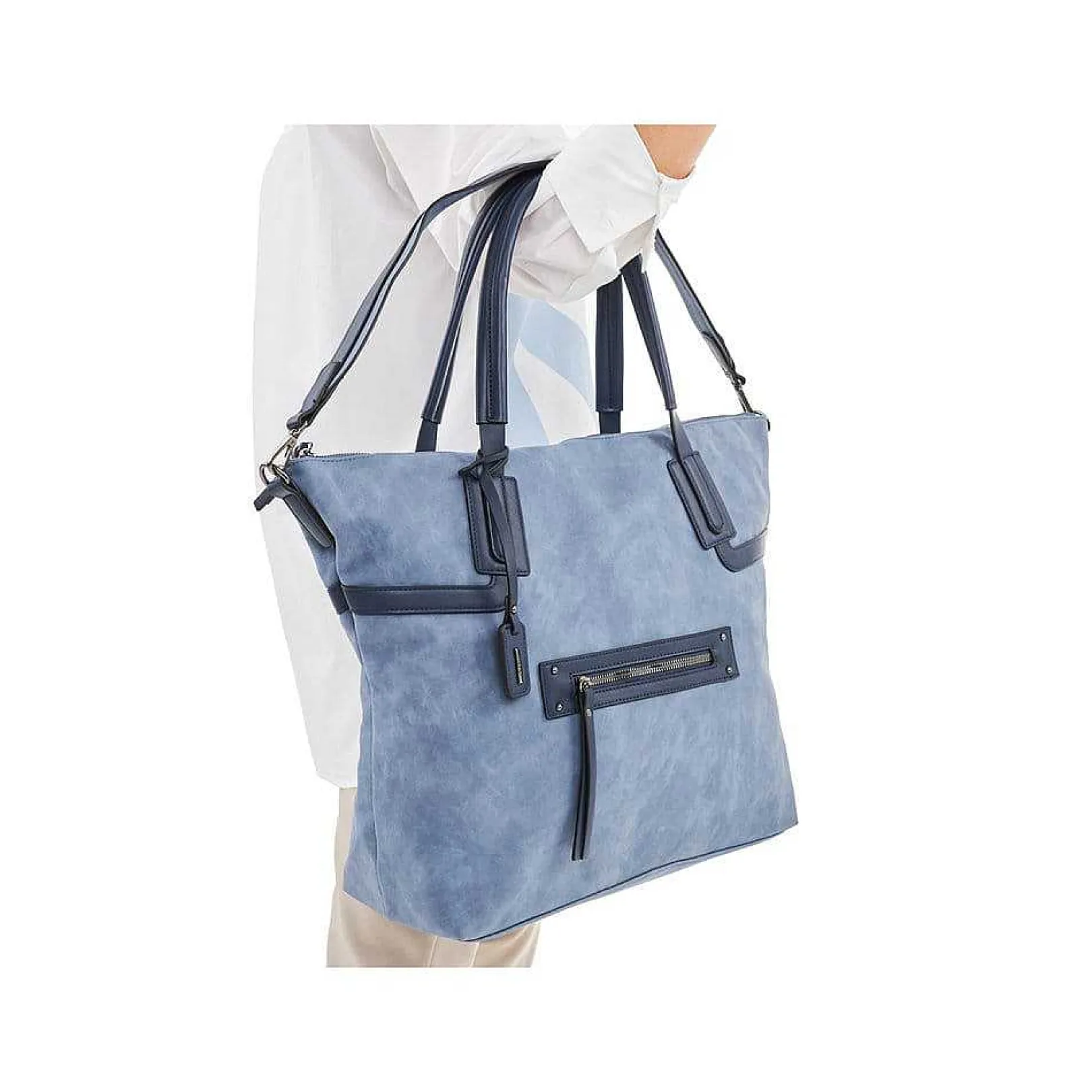 Clearance | Shopper Slate Blue Bags