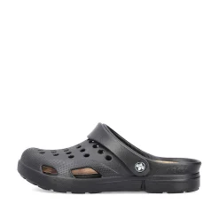 Outlet Men'S Clogs Glossy Black Men'S Mules & Slippers