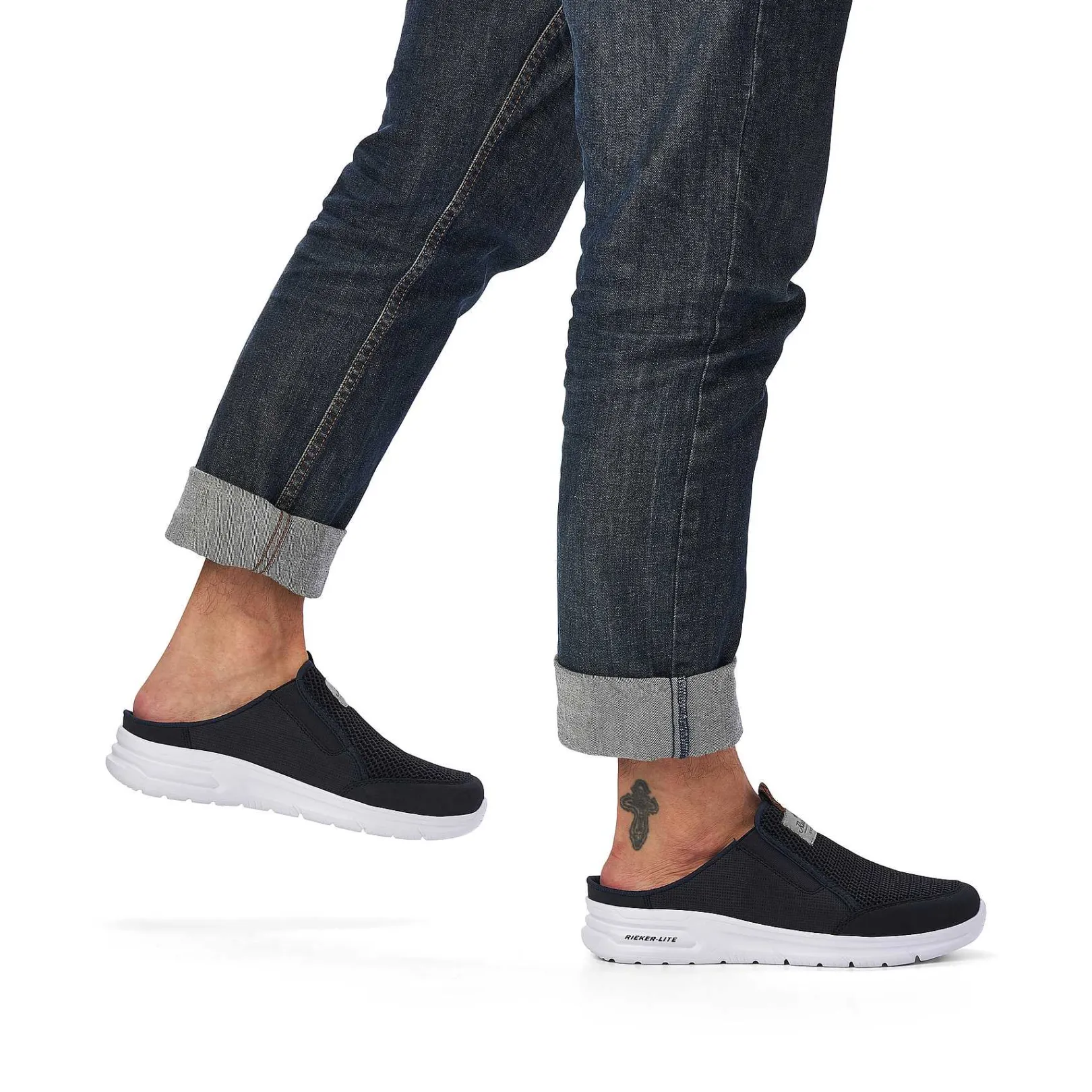 Men'S Clogs Navy Blue Men'S Mules & Slippers