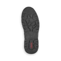 Hot Men'S Corded Boots Deep Black Men'S Boots