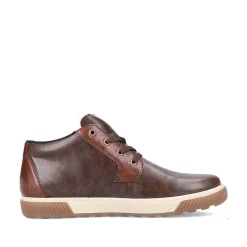 New Men'S Corded Boots Coffee Brown Men'S Boots