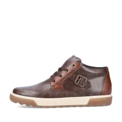 New Men'S Corded Boots Coffee Brown Men'S Boots