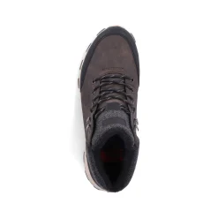 Hot Men'S Corded Boots Coffee Brown Men'S Boots
