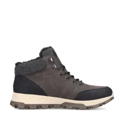 Hot Men'S Corded Boots Coffee Brown Men'S Boots