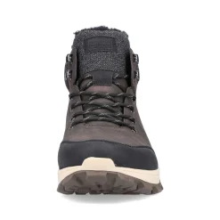 Hot Men'S Corded Boots Coffee Brown Men'S Boots