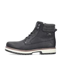 Sale Men'S Corded Boots Deep Black Men'S Boots