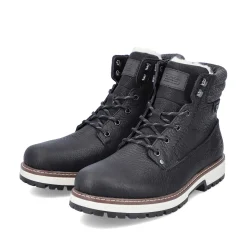Sale Men'S Corded Boots Deep Black Men'S Boots
