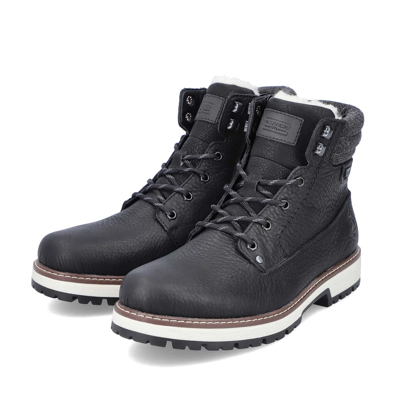 Sale Men'S Corded Boots Deep Black Men'S Boots