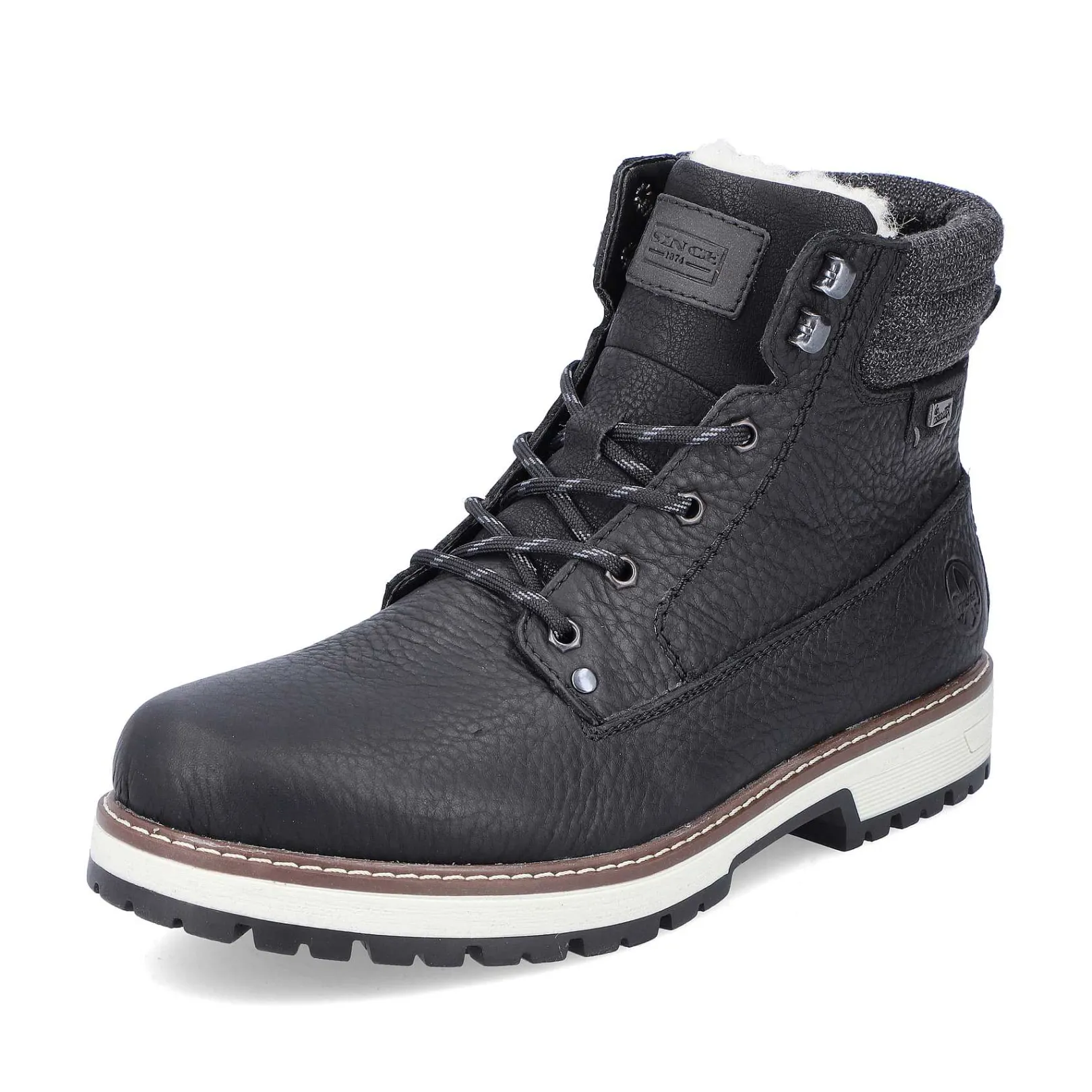 Sale Men'S Corded Boots Deep Black Men'S Boots
