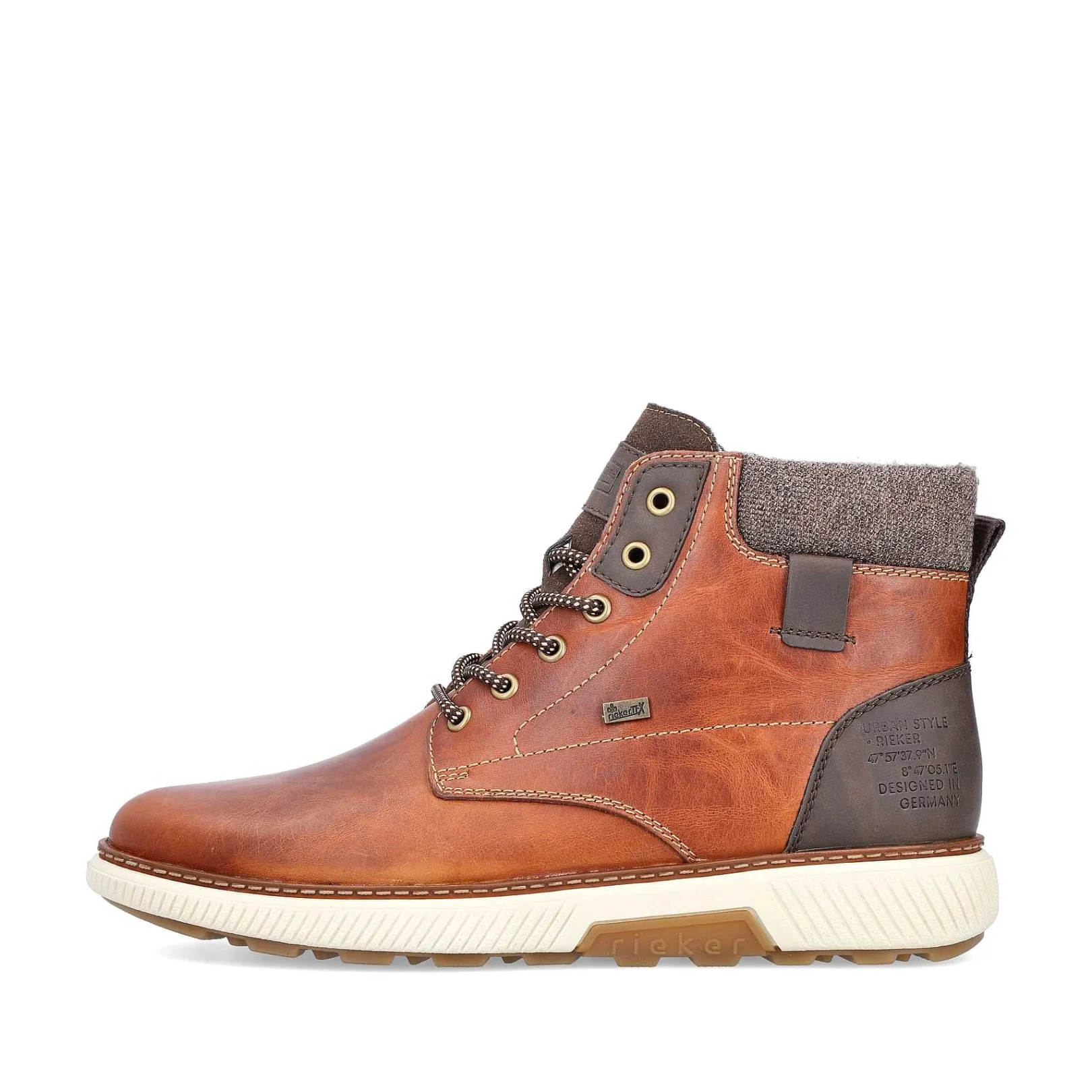 Clearance Men'S Corded Boots Caramel Brown Men'S Boots