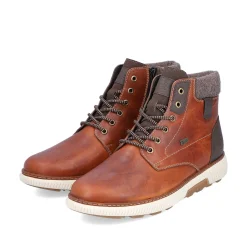 Clearance Men'S Corded Boots Caramel Brown Men'S Boots