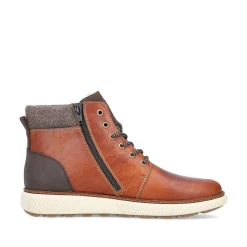 Clearance Men'S Corded Boots Caramel Brown Men'S Boots