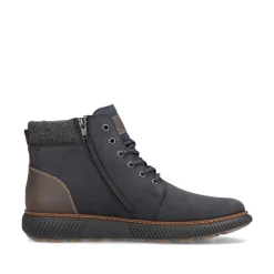 Online Men'S Corded Boots Navy Blue Men'S Boots