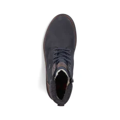 Online Men'S Corded Boots Navy Blue Men'S Boots