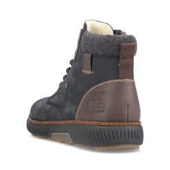 Online Men'S Corded Boots Navy Blue Men'S Boots