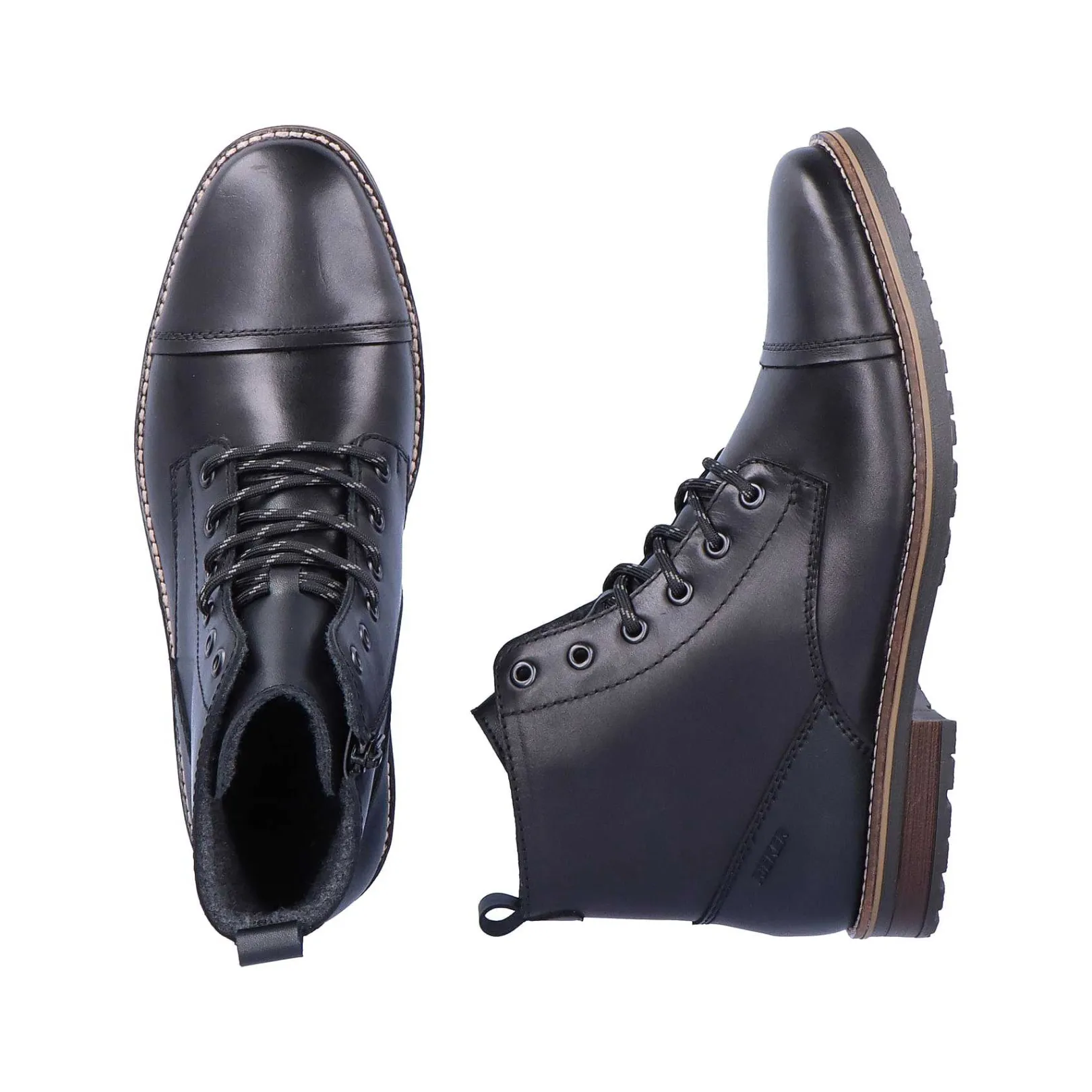 Men'S Corded Boots Graphite Black Men'S Boots