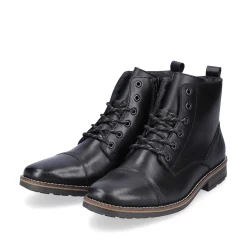 Men'S Corded Boots Graphite Black Men'S Boots