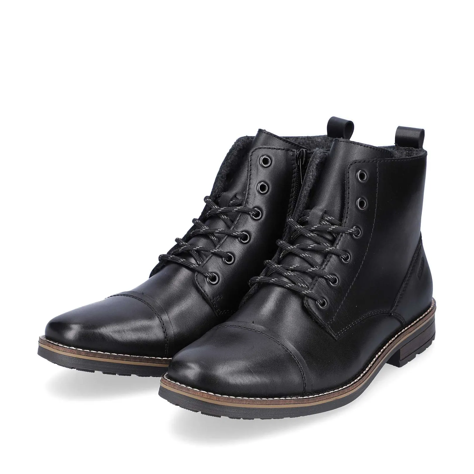 Men'S Corded Boots Graphite Black Men'S Boots