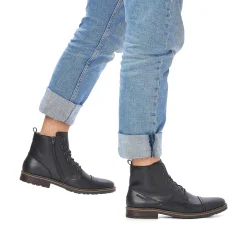 Men'S Corded Boots Graphite Black Men'S Boots