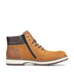 Sale Men'S Corded Boots Caramel Brown Men'S Boots