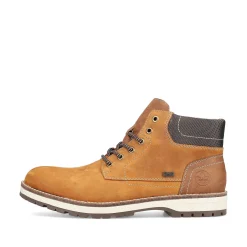 Sale Men'S Corded Boots Caramel Brown Men'S Boots