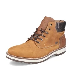 Sale Men'S Corded Boots Caramel Brown Men'S Boots