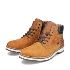 Sale Men'S Corded Boots Caramel Brown Men'S Boots