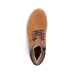 Sale Men'S Corded Boots Caramel Brown Men'S Boots