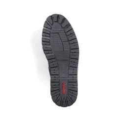 Hot Men'S Corded Boots Deep Black Men'S Boots