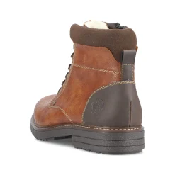New Men'S Corded Boots Caramel Brown Men'S Boots