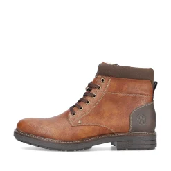 New Men'S Corded Boots Caramel Brown Men'S Boots