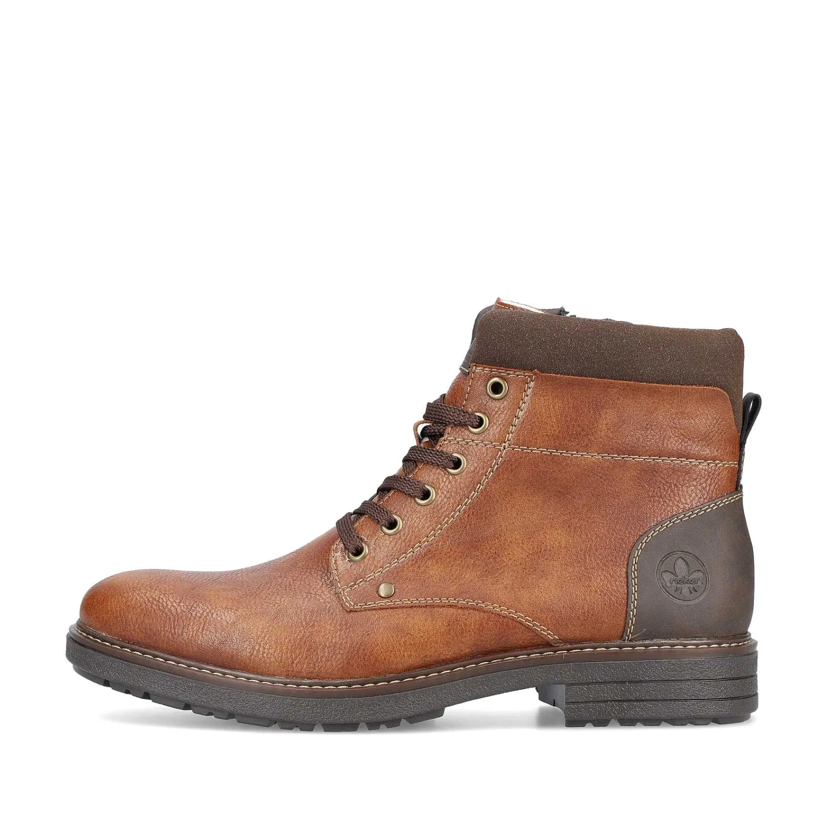 New Men'S Corded Boots Caramel Brown Men'S Boots