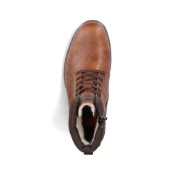 New Men'S Corded Boots Caramel Brown Men'S Boots