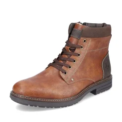 New Men'S Corded Boots Caramel Brown Men'S Boots