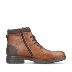 New Men'S Corded Boots Caramel Brown Men'S Boots