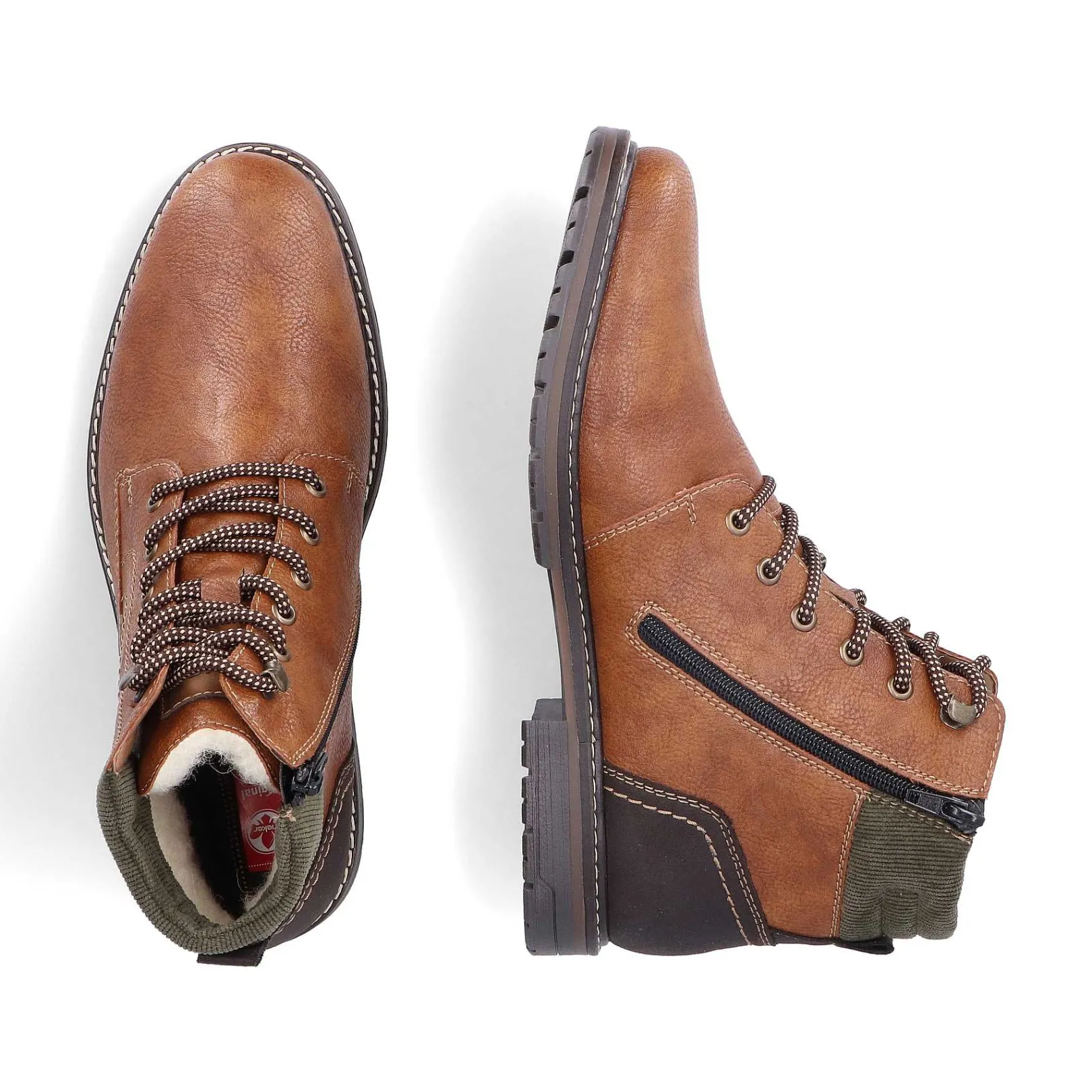 New Men'S Corded Boots Light Brown Men'S Boots