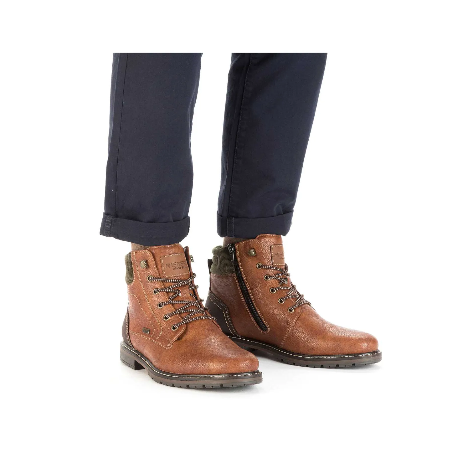 New Men'S Corded Boots Light Brown Men'S Boots