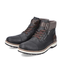 Sale Men'S Corded Boots Night Black Men'S Boots