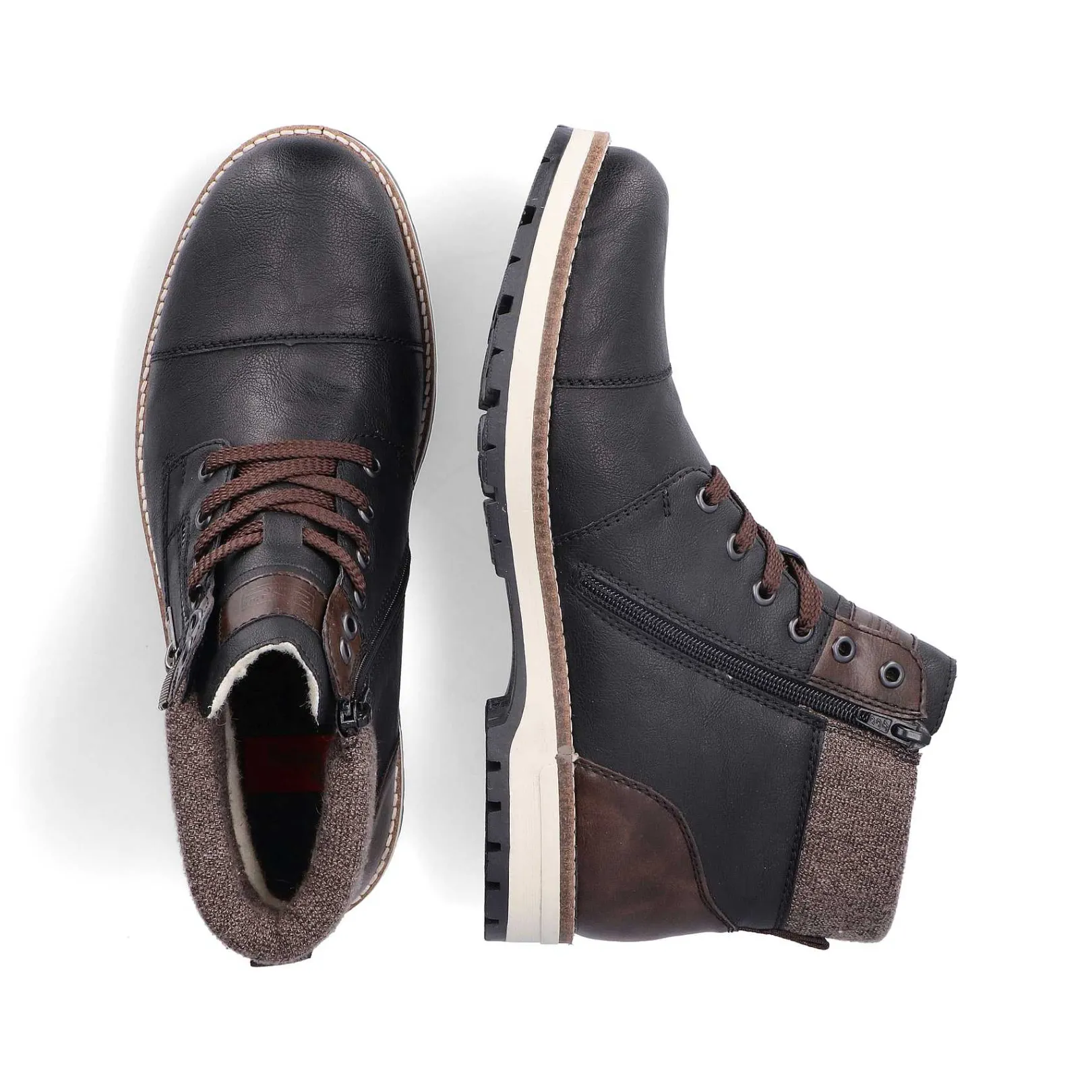 Sale Men'S Corded Boots Night Black Men'S Boots